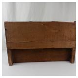 Vintage Wooden Wall-Mounted Organizer Shelf