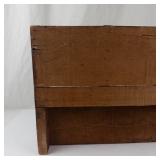 Vintage Wooden Wall-Mounted Organizer Shelf