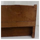 Vintage Wooden Wall-Mounted Organizer Shelf