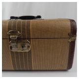 Vintage Hard-Sided Train Case With Lock - No Key