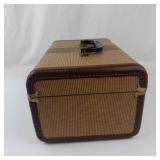 Vintage Hard-Sided Train Case With Lock - No Key