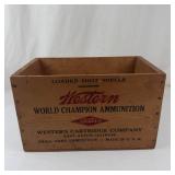 Western Cartridge Company Wooden Ammo Crates (Lot of 2)