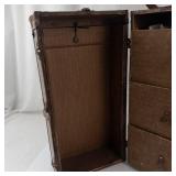 Vintage Doll Travel Trunk With Inserts