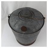 Vintage Galvanized Metal Oil Can