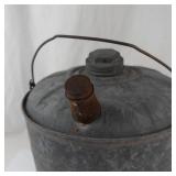 Vintage Galvanized Metal Oil Can