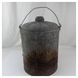 Vintage Galvanized Metal Oil Can
