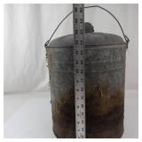 Vintage Galvanized Metal Oil Can