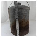 Vintage Galvanized Metal Oil Can