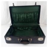 Vintage E.M.S.D. Black Briefcase With Green Lining