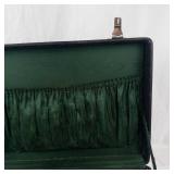 Vintage E.M.S.D. Black Briefcase With Green Lining
