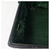 Vintage E.M.S.D. Black Briefcase With Green Lining