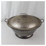 Vintage Vented Metal Bread Bowl