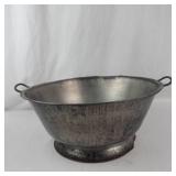 Vintage Vented Metal Bread Bowl