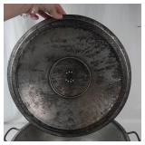 Vintage Vented Metal Bread Bowl