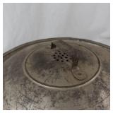 Vintage Vented Metal Bread Bowl