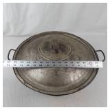 Vintage Vented Metal Bread Bowl