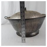 Vintage Vented Metal Bread Bowl