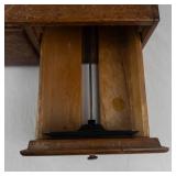 Vintage 2-drawer Wooden Card Catalog File Cabinet