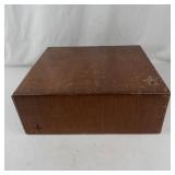 Vintage 2-drawer Wooden Card Catalog File Cabinet