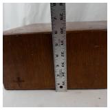 Vintage 2-drawer Wooden Card Catalog File Cabinet