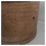 Round Wooden Lidded Box