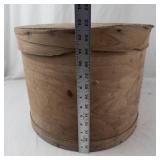 Round Wooden Lidded Box