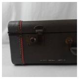 Vintage Monarch Luggage Hard-Sided Suitcase - No Key