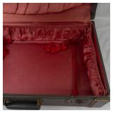 Vintage Monarch Luggage Hard-Sided Suitcase - No Key