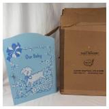 Karoff Originals Baby Treasure Baby Memory Book Set in Blue Display Box