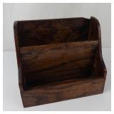 Vintage Wooden Desktop Organizer Shelf