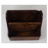 Vintage Wooden Desktop Organizer Shelf