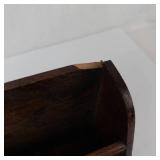 Vintage Wooden Desktop Organizer Shelf