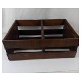 Vintage Wooden Divided Organizer Tray