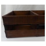 Vintage Wooden Divided Organizer Tray