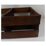 Vintage Wooden Divided Organizer Tray