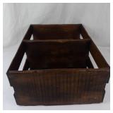 Vintage Wooden Divided Organizer Tray