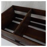 Vintage Wooden Divided Organizer Tray