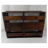 Vintage Wooden Divided Organizer Tray