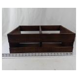 Vintage Wooden Divided Organizer Tray