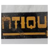 Antiques Directional Sign