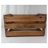 Red Rooster Wooden Produce Crate a. Levy & J. Zentner Co.