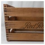 Red Rooster Wooden Produce Crate a. Levy & J. Zentner Co.