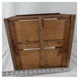 Wood Slat Crate Basket