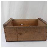 Vintage Sno-Boy Wooden Crate With Graphic Panel