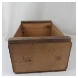Vintage Sno-Boy Wooden Crate With Graphic Panel