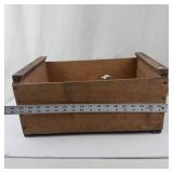 Vintage Sno-Boy Wooden Crate With Graphic Panel