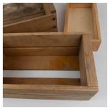Vintage Wooden Crate Assortment (Lot of 4)