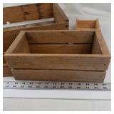 Vintage Wooden Crate Assortment (Lot of 4)