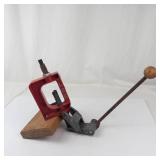 Lee Reloading Press With Wooden Mount