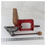 Lee Reloading Press With Wooden Mount